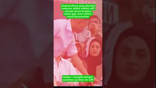 Paula tiba-tiba terdiam saat raffi minum di bekas nagita #raffiahmad #paula #nagitaslavina #baimwong