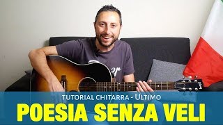 ULTIMO - Poesia senza veli Accordi Chitarra Tutorial