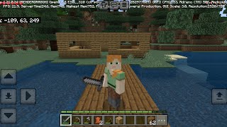 Minecraft survival series part one goal:-(Make house structure)