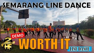 #DEMO  #WORTH #IT #LINE #DANCE | #simpanglimasemarang | #semarang #linedance | 2HF #dance #community