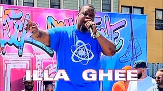 ILLA GHEE Doing His Thing At The BUSHWICK BLOCK PARTY Performing Live JUNE 2022 BROOKLYN N.Y.C.