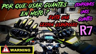 Guantes para moto r7 racing. "POR QUE USAR GUANTES ...