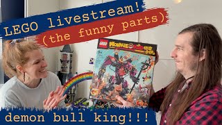 Highlights from our Demon Bull King LEGO stream!