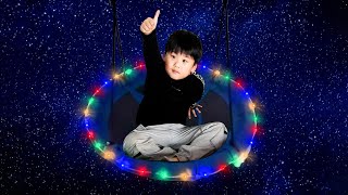 New Patented product Children nest baby Swing Chair electric With colorful LED Lights