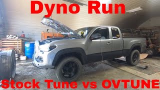 3rd Gen 2017 Toyota Tacoma TRD-OffRoad Dyno Test - Stock Tune vs Ovtune