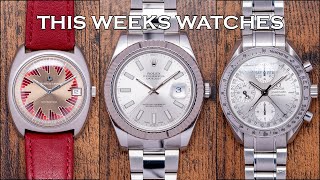 This Weeks Watches - Rolex Datejust II, Omega Speedmaster, Universal Geneve "Buzzsaw" & More [EP148]