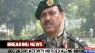 Pakistani army activity at indo pak border