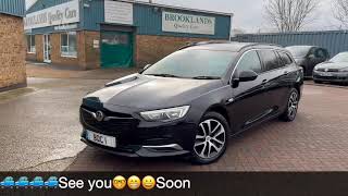 🎯VAUXHALL INSIGNIA 1.6 CDTi DESIGN NAV 6️⃣8️⃣Mineral Black 77455 miles FSH🎯Brooklands Quality Cars