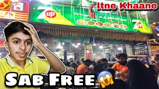 Duniya Ka Sab Se Acha Kaam 😍 27 Roze Ko Sab Khaane Free 😱 Husainabad Food Street Free Free 😱