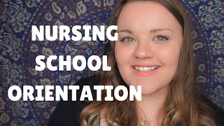 Nursing School Orientation! Welcome to Nursing School