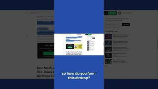 Fantom Air Drop How To Farm #shorts