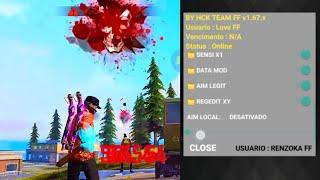 NOVO APK REGEDIT FFH4X !! +AIMBOT +AIMLOCK !! FREE FIRE !! ANTBAN