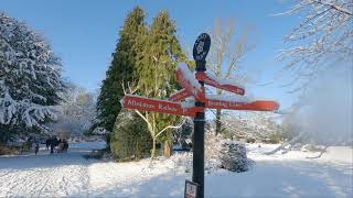 Abbey Park, Leicester, after it snowed / Extremely beautiful! 4k