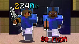 INTENSE CLUTCH against a 2000 STAR In Bedwars (SWEATY)