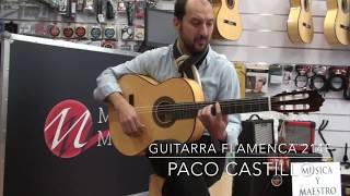 Guitarra Flamenca Paco Castillo 214F - Música y Maestro