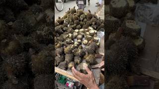 UNIQUE  Spiny Water Fruit (Fox Nut) Makhana of Bangladesh!! 😱 #shorts