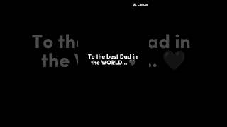 I love You Dad! Happy Father's Day! 🖤