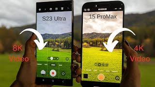 iPhone 15 PROMAX VS Samsung S23 Ultra Video Test (Deutsch)