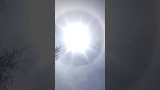 12.04.2020 Сонячная аномалия.solar anomaly. в Виннице.  Явление ГАЛО.