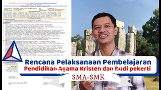 rpp pendidikan agama kristen dan budi pekerti sma-smk 1 lembar