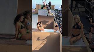 Bet you’ve never seen a hot tub at a skatepark before 😂 #shorts #short #viral #trending #shortsfeed