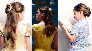 EMMA WATSON BELLE : BALLROOM & LIBRARY HAIRSTYLES!! 🌹