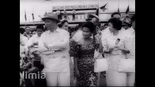 US Vice President Johnson visits the Philippines (1961)