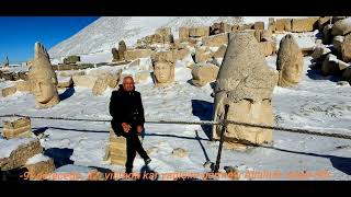 Nemrut Dağı'nda -9° derecede, 32. yılımda kar yağışını görmeyi Allahım nasip etti.