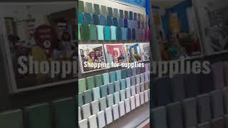 Shopping for supplies! 🛒 … #short #update #shopping