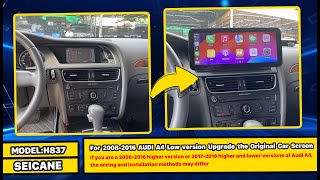 Upgrade Your Audi A4 2008 2009-2016: Step-by-Step Installation Guide | Carplay & Android auto!