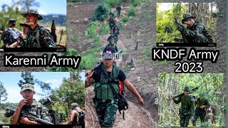 #Karenni Army ကရင်နီပြည်နယ်မှ တပ်ပြန်ဆုတ်လာတဲ့ စစ်ကောင်စီ စစ်ကြောင်းကို KNDF တိုက်ခိုက် အသေများ။