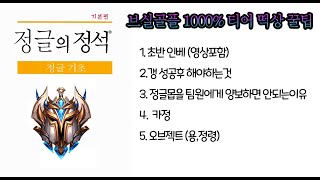 브실골플 티어를 1000% 떡상시켜줄 5가지 정글 Tips