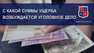 С какой суммы ущерба возбуждается уголовное дело (кража, мош-во). Консультация адвоката Павла Лыски