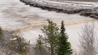 Tidal bore @ Allison NB, Canada. March 20, 2022.