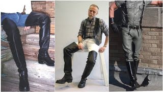 Thigh high boots for men.2022