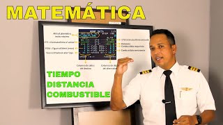 MATEMÁTICAS EN AVIACIÓN🔴(TIEMPO-DISTANCIA-COMBUSTIBLE)