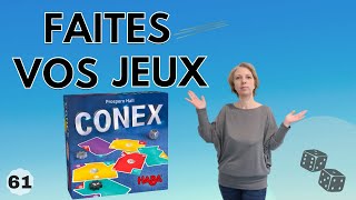 Présentation du jeu de société Conex