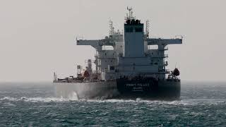 Front Pollux and JPO Aquarius inbound at  Point Lonsdale, Victoria, Australia.