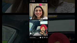 Diljit Dosanjh Nimrat  live ♥️ today/Jodi movie sucess @diljitdosanjh @Nimratkhairaofficial