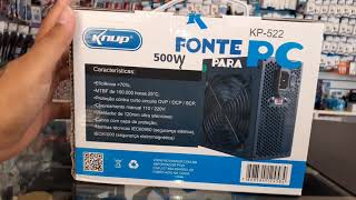 Conhecendo a FONTE KP-522 KNUP - ROBÔ