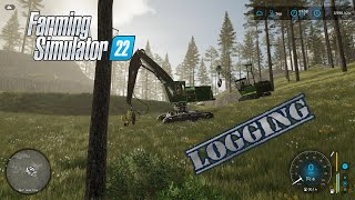 PJ's Livestream - FS22 LOGGING