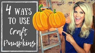 Craft Pumpkin Ideas