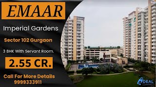 3 BHK With Servant Emaar Imperial Gardens Sector 102 Gurgaon #gurgaon #emaar #3bhk #sector102 #yt