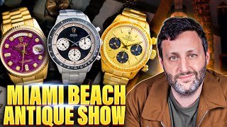 Inside The Biggest Vintage Watch Show | Miami Beach Antique Show ‘24