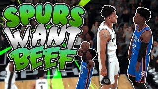 I GOT INTO A FIGHT? | SPURS BLOWOUT - NBA 2K18 MyCareer