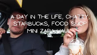 DAY IN THE LIFE | Starbucks tasting, wholesome walk, food shop, mini Zara and H&M haul,