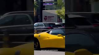 Supercars Ferrari accelerating #sportscar #shorts