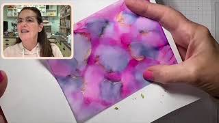 Adding Gold Leaf to last episodes page -Episode 27 of Create With M.E. Presents Teach M.E. Tuesday