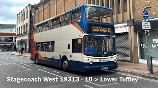 Stagecoach 18313 Dennis Trident (Voith/€3) KX05TWL - Whining Axles