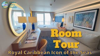 Icon of the Seas Standard Balcony Room Tour Royal Caribbean